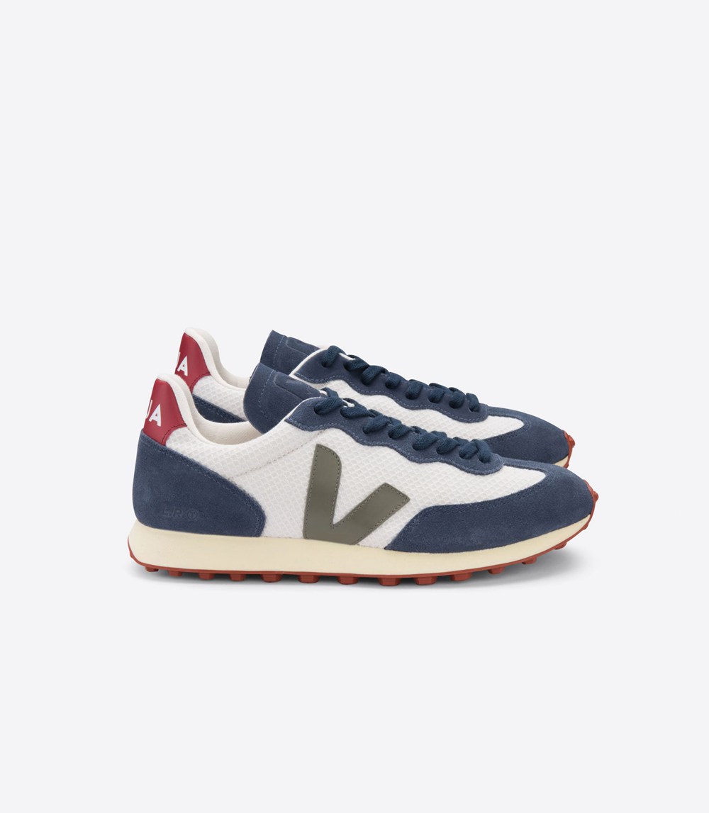 Veja Sneakers Dam - Rio Branco Hexamesh Gravel - Vita/Blå - 490518-SMT